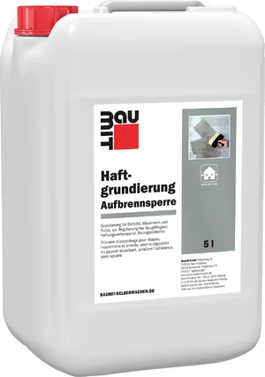 De hechtprimer van Baumit is verkrijgbaar in bussen van 5 liter.