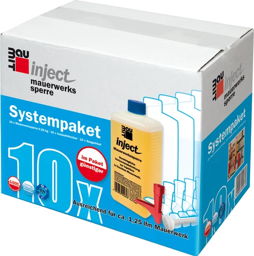 Baumit Mauerwerksperre Systempaket f&uuml;r effektiven Feuchteschutz in W&auml;nden, ideal f&uuml;r Heimwerker-Projekte zur Sanierung.