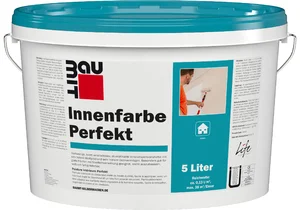 Baumit Interior Paint Perfect is verkrijgbaar in een witte emmer van 5 liter.