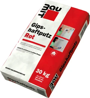 Baumit Gipshaftputz Rot is verkrijgbaar in papieren zakken van 30 kg.