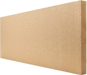 De Thermoflex houtvezelisolatieplaat is verkrijgbaar in een dikte van 5 cm.