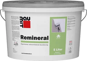 Remineral primer is verkrijgbaar in een 5 liter kunststof emmer in de kleur wit.