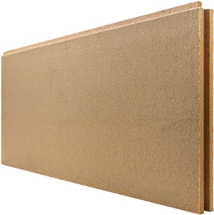 De houtvezelisolatieplaat Thermowall gf in 6 cm dikte is verkrijgbaar op pallets.