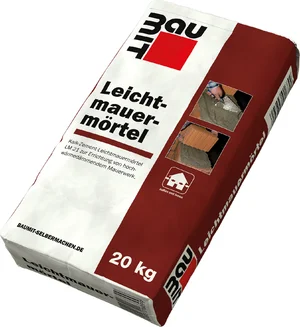 Baumit lichtgewicht metselspecie is verkrijgbaar in papieren zakken van 20 kg.