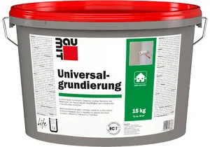 De universele primer is verkrijgbaar in een emmer van 15 kg in de kleur wit.