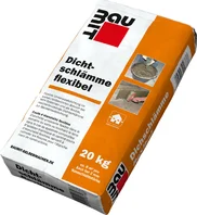 Baumit flexibele afdichtingsmest is verkrijgbaar in papieren zakken van 20 kg.